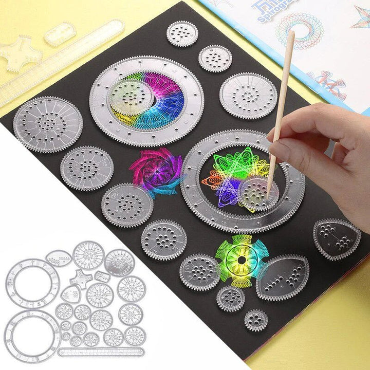BowLift | Spirograph Drawing Set - Artistic Precision - Dazzling Creations !