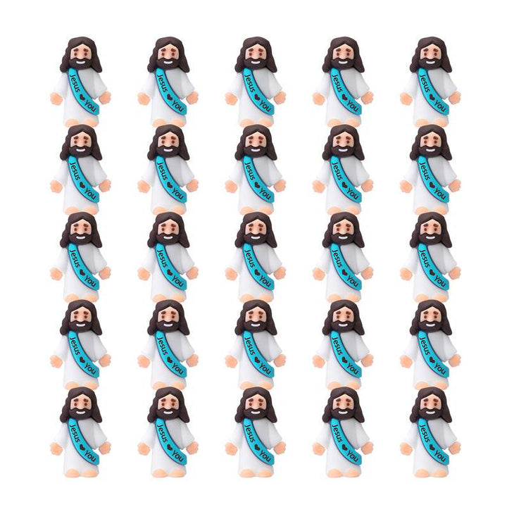 BowLift | Mini Jesus Figurines With Jesus love You Slogan