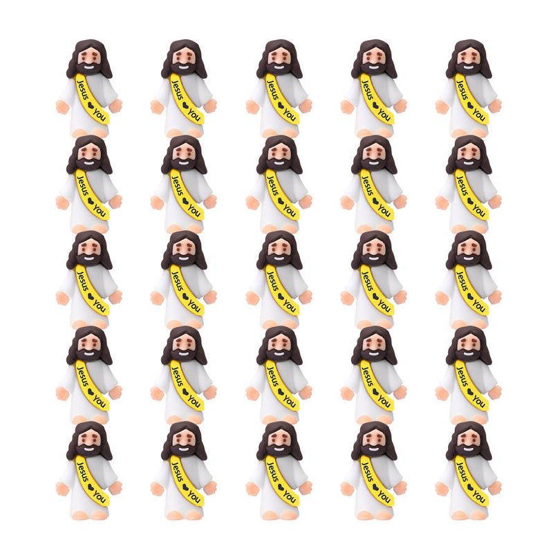 BowLift | Mini Jesus Figurines With Jesus love You Slogan