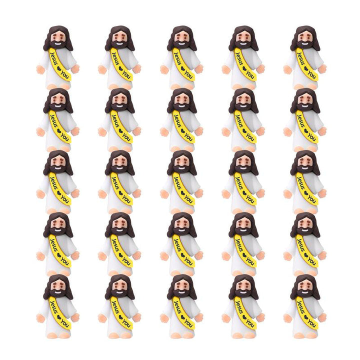 BowLift | Mini Jesus Figurines With Jesus love You Slogan
