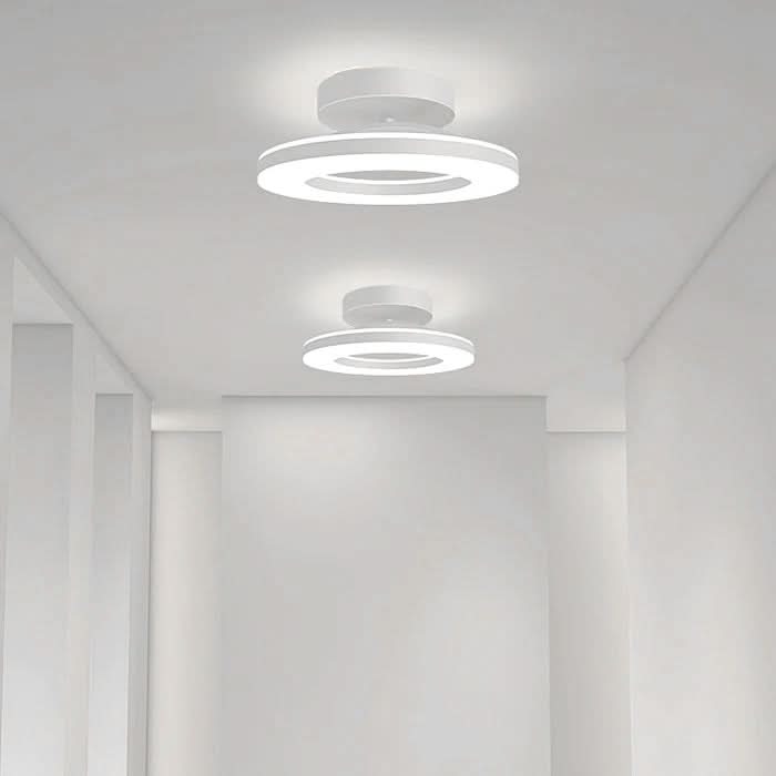 BowLift | ZAYNO Black LED Ceiling Light – Modern Flush Mount