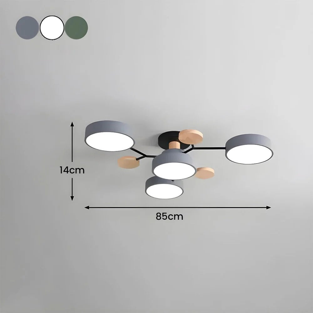 BowLift | Contemporary Round Iron LED Chandelier | Energy-Efficient. Stylish Lighting for Living Rooms. Dining Areas & Entryways