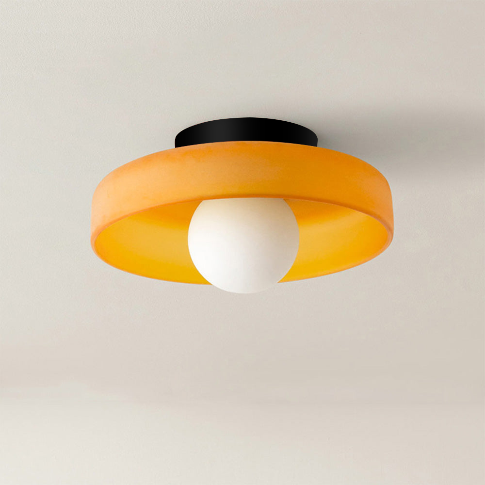 BowLift | LED Round Flush Mount Ceiling Light Fixture - Modern Energy-Efficient Lighting for Contemporary Home Décor & Low Ceilings