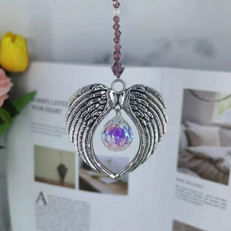 BowLift | Colorful Angel Wings Memorial Ornament