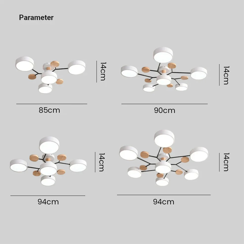 BowLift | Ceiling Light Modern LED Flush Mount Chandelier