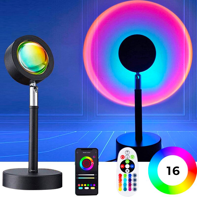 BowLift | Sunset lamp with 16 colors