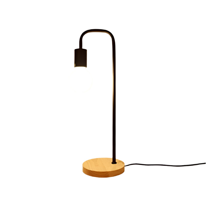 Elegant Metal Table Lamp Bowlift