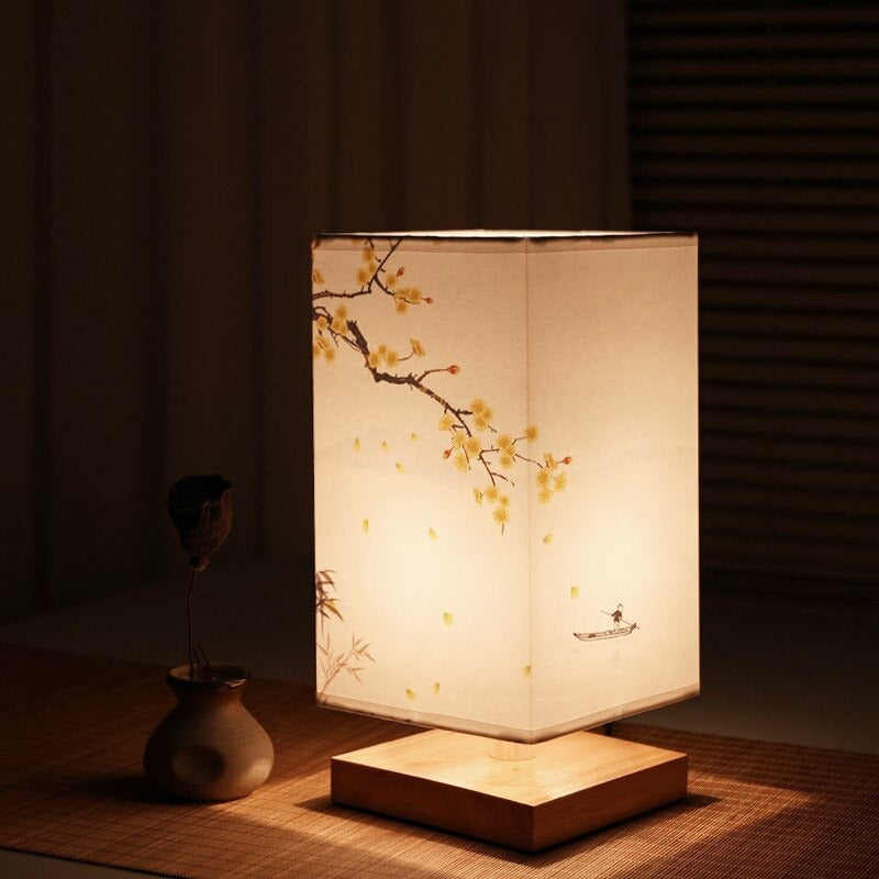 BowLift | LED Scandinavian Bedside Lamp with Japanese Design for Modern Bedroom Lighting