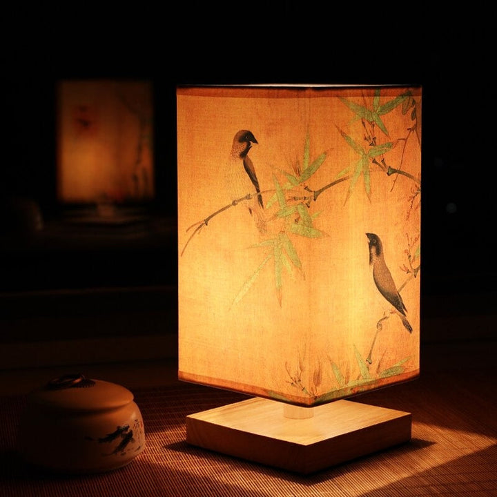 BowLift | Vintage Japanese Table Lamp – Perfect for Creating a Soothing Bedroom Mood