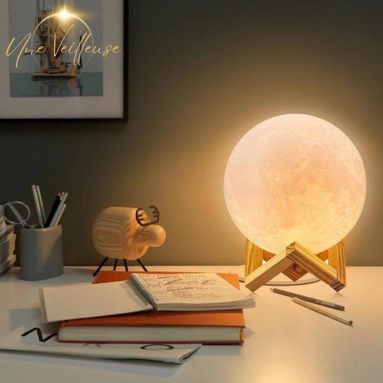 BowLift | Design Nightstand Lamp - LunarLight™ Moon Lamp