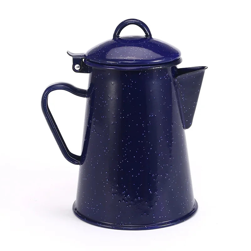 Large Capacity Enamel Handle Pot for Coffee Tea Water Enamel Kettle | Bowlift