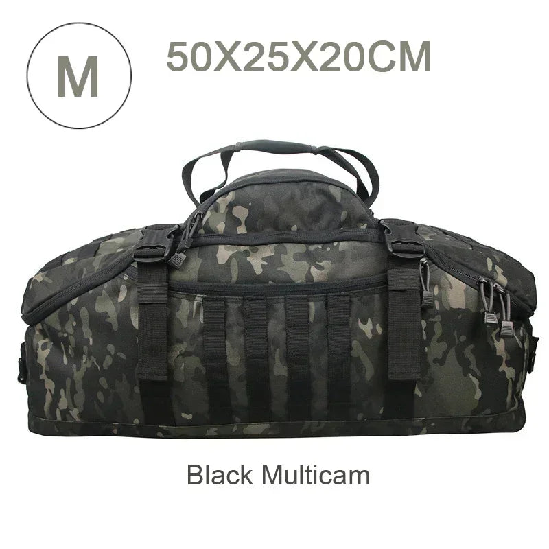 BowLift | Large Tactical Travel Bag and Backpack - TrailTrek Duffle