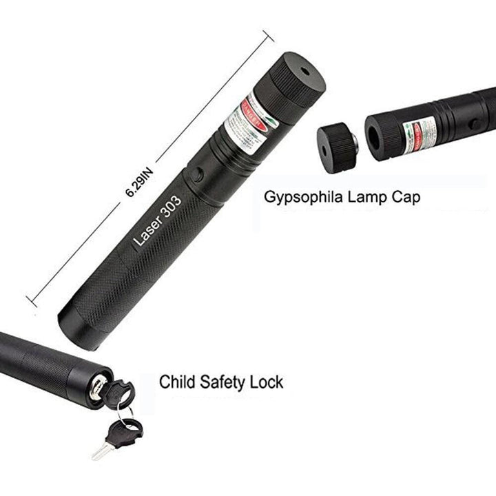 High-Performance Laserpointer 303 | Powerful Green Beam for Long Distances | Bowlift