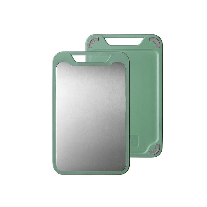 BowLift | Lattea – Double Sided Stainless Steel Cutting Board with Non-Stick Surface