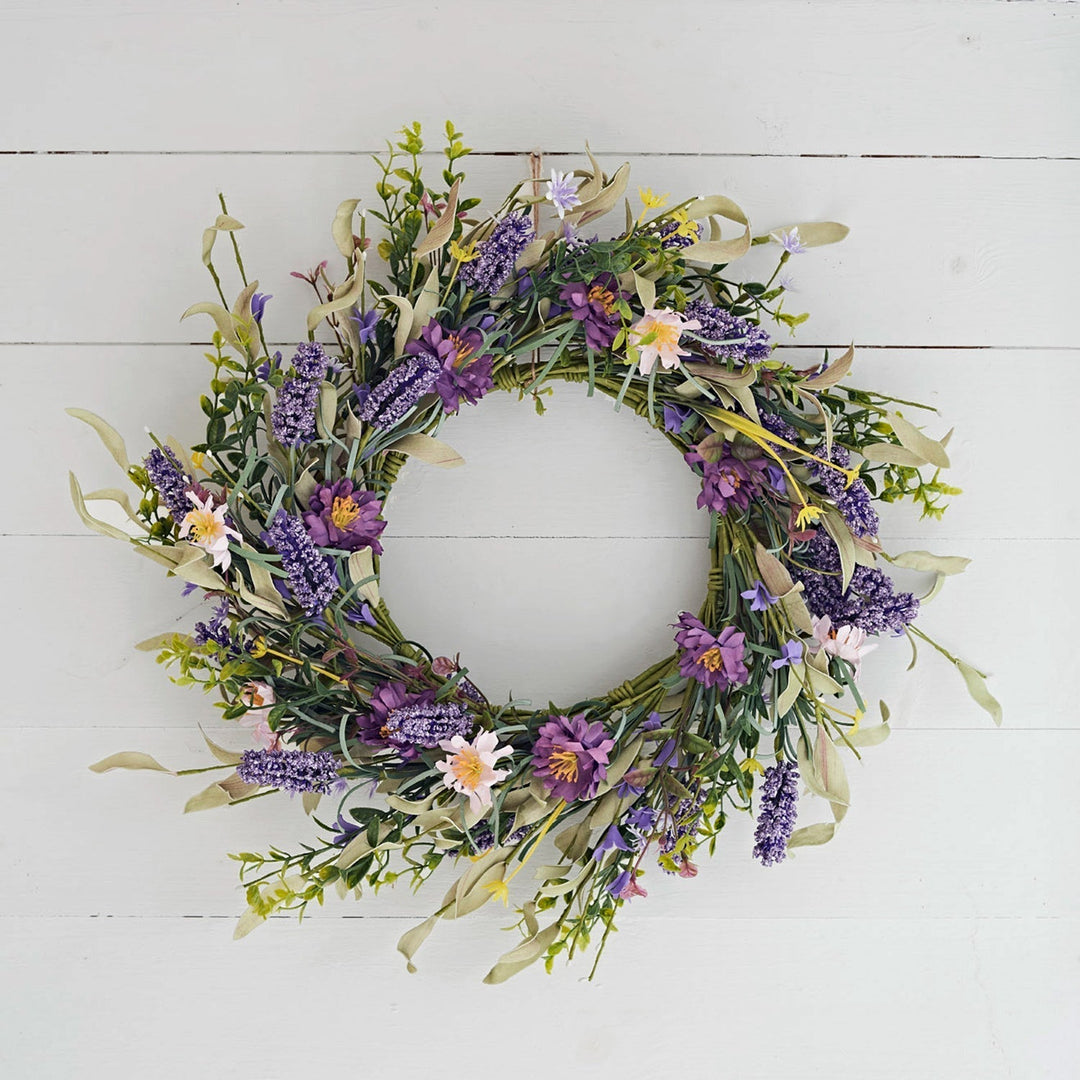 BowLift | Christmas Wreath Artificial Lavender Floral Decoration