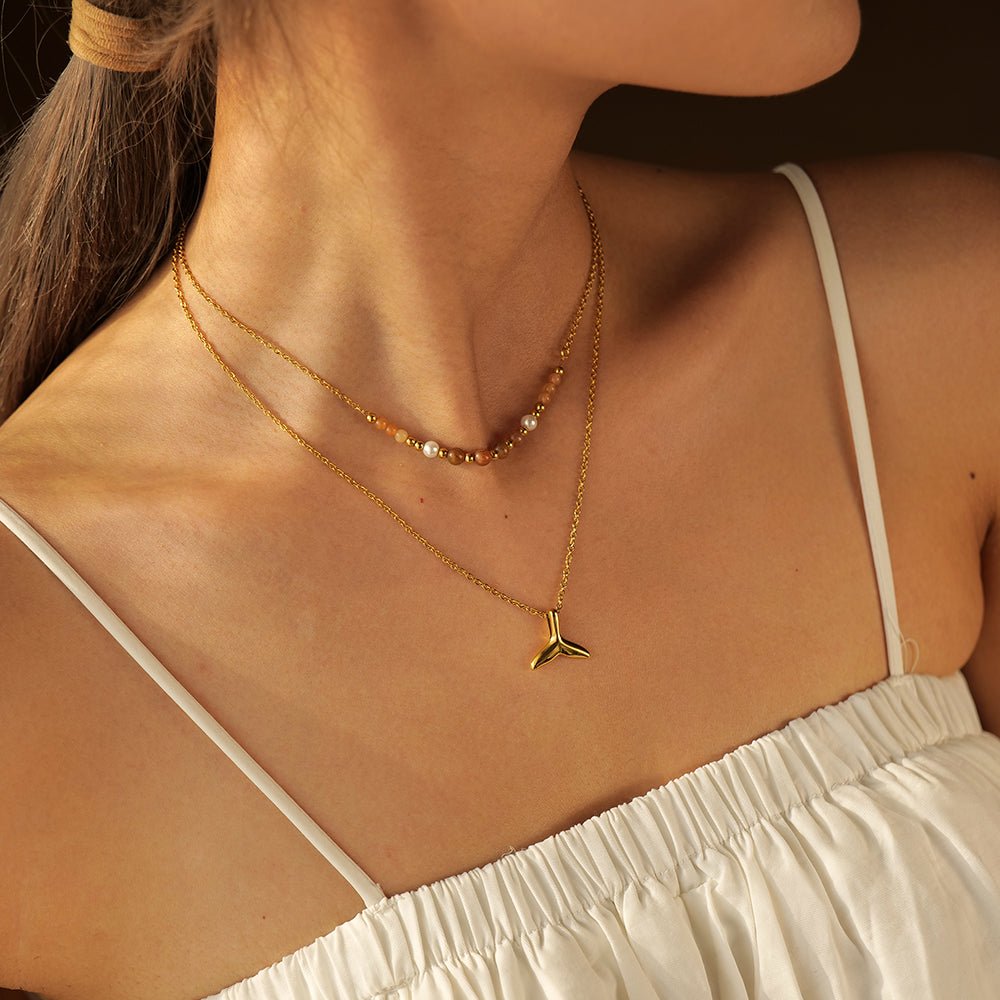 BowLift | Layered Natures Whale Lux Necklaces