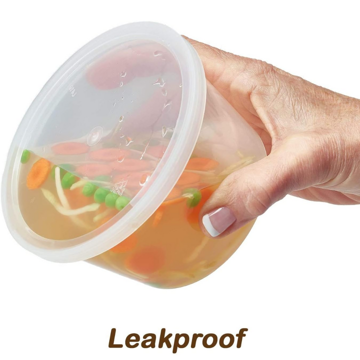 BowLift | Leak-proof Deli Containers with Lids – 30 Pieces