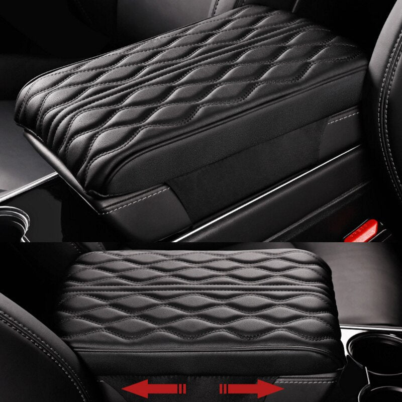 BowLift | Leather Car Armrest Box Pad