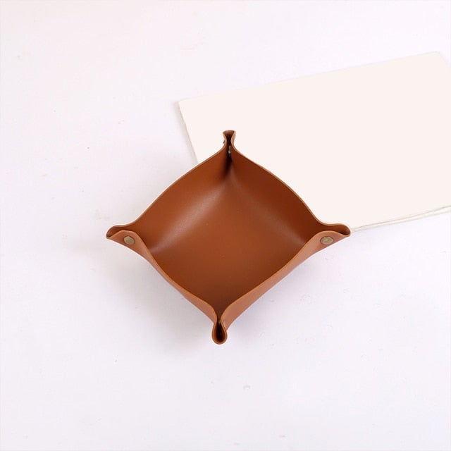 BowLift | Leather Storage Tray