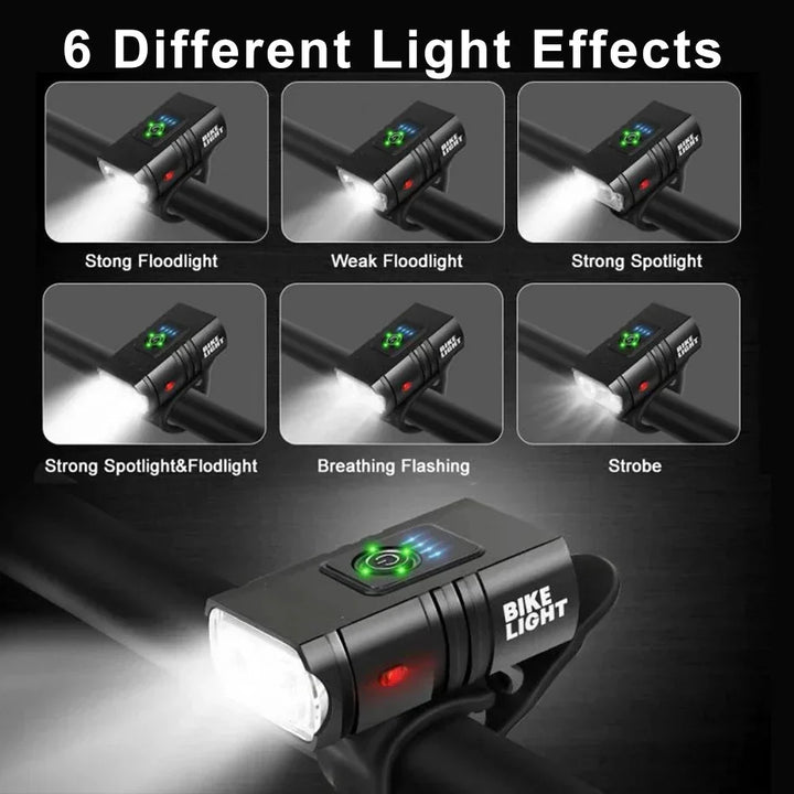 BowLift | LED Bike Light – Rechargeable USB bike light with 1500 lumens for maximum visibility at night