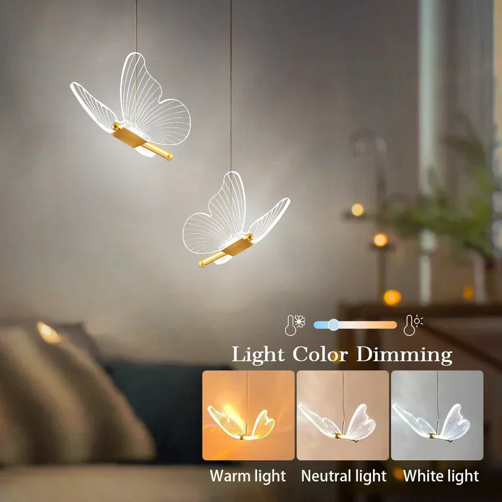 BowLift | LED Butterfly Pendant Lamps - ButterLuxe
