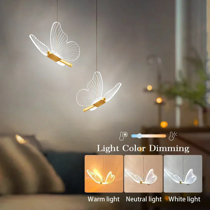 BowLift | LED Butterfly Pendant Lamps - ButterLuxe