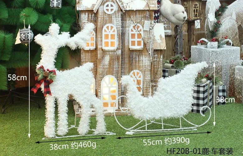 BowLift | LED Christmas Christmas Tree, Snowman or Gift Box Decoration – Snowman & Fawn Tree Decorations, Perfect Holiday Ornaments & New Year Gifts