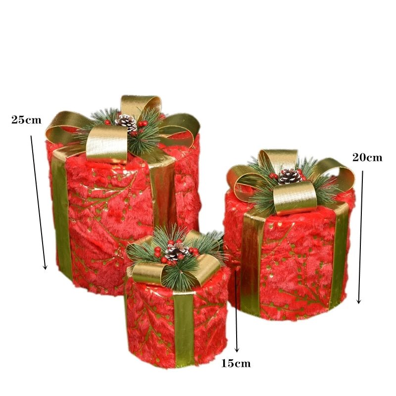 BowLift | LED Christmas Christmas Tree, Snowman or Gift Box Decoration – Snowman & Fawn Tree Decorations, Perfect Holiday Ornaments & New Year Gifts