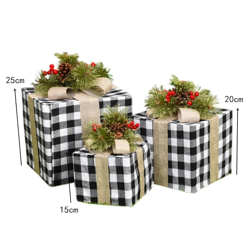 BowLift | LED Christmas Christmas Tree, Snowman or Gift Box Decoration – Snowman & Fawn Tree Decorations, Perfect Holiday Ornaments & New Year Gifts