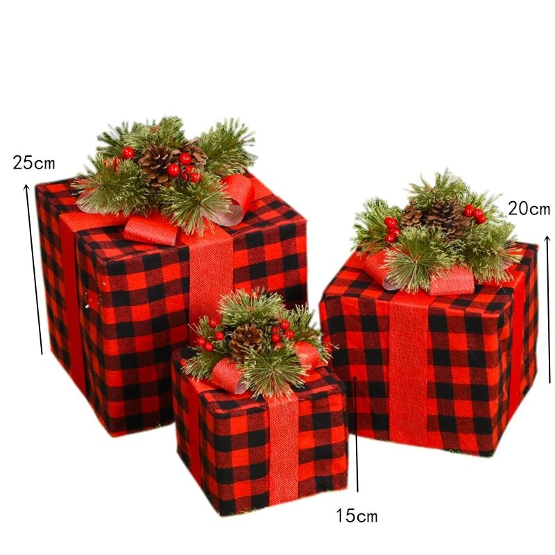 BowLift | LED Christmas Christmas Tree, Snowman or Gift Box Decoration – Snowman & Fawn Tree Decorations, Perfect Holiday Ornaments & New Year Gifts