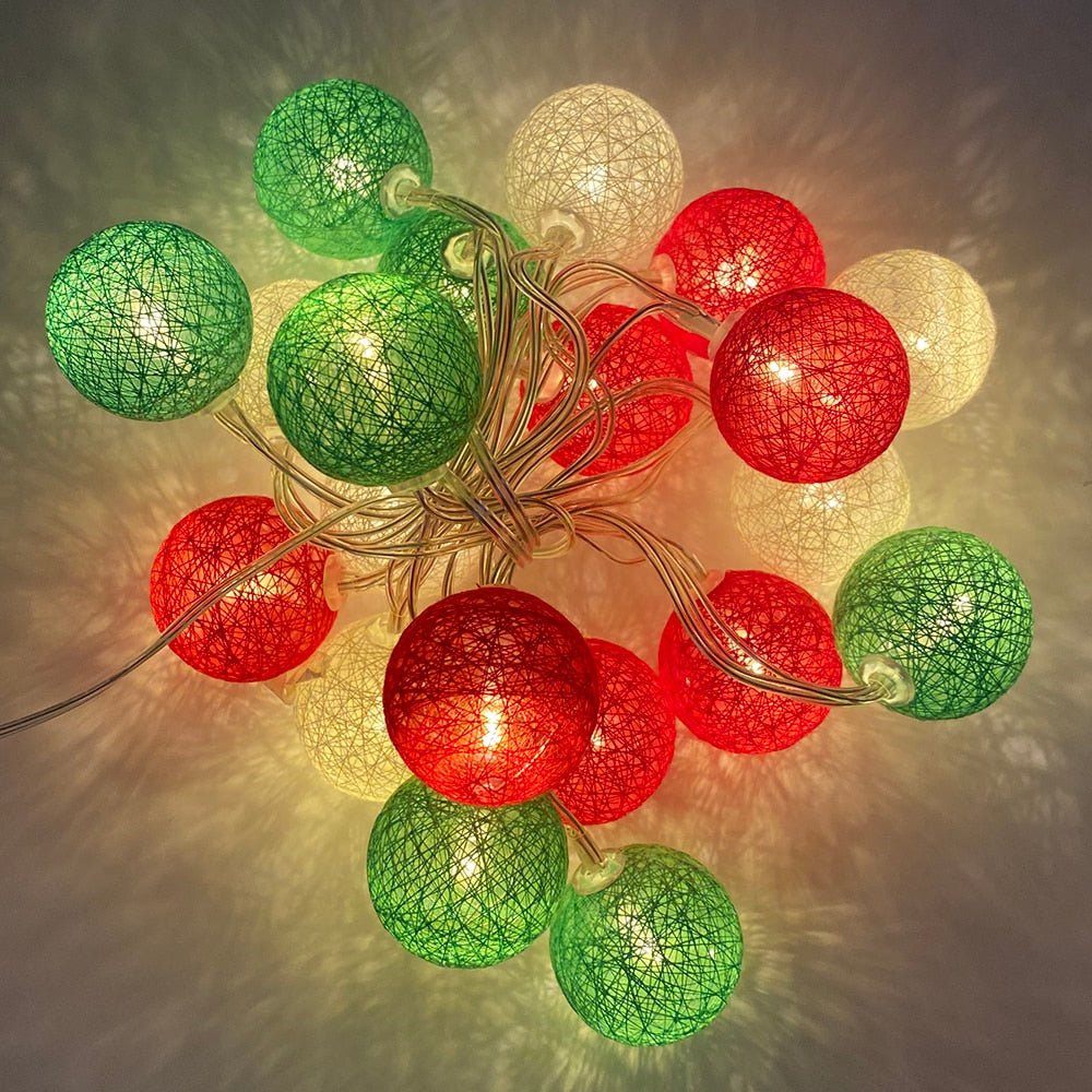 BowLift | LED Cotton Ball Garland Lights