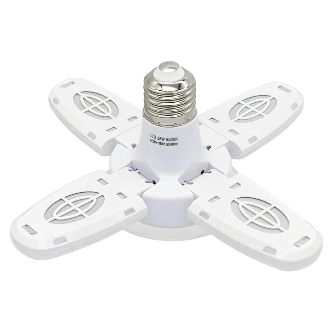 BowLift | LED dimmable ceiling lights for the garage with 4 adjustable panels