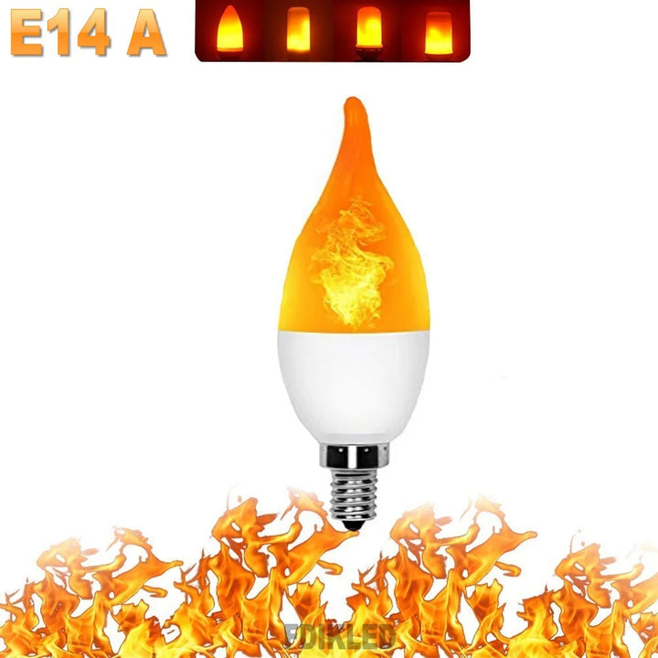 BowLift | LED FLAME LIGHT PARTY LAMP - 4 MODES SIMULATING FIRE