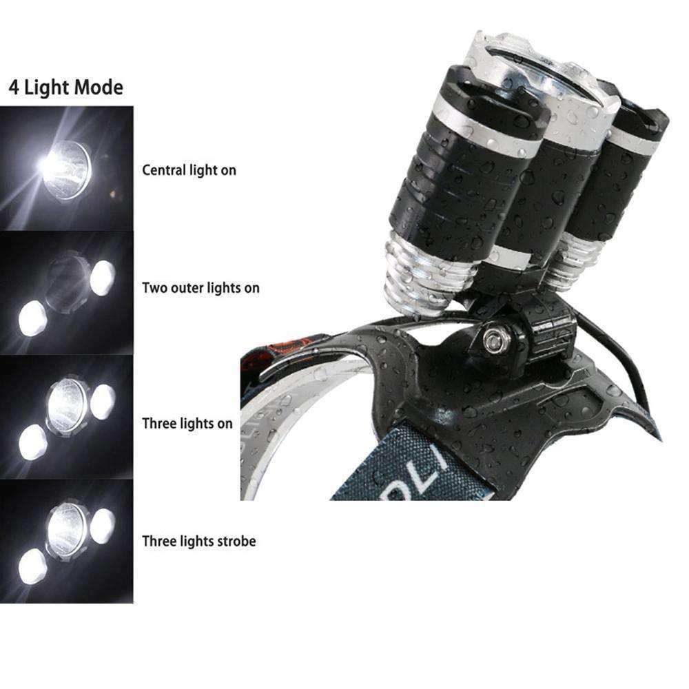 BowLift | Linterna frontal 13000LM LED Headlamp