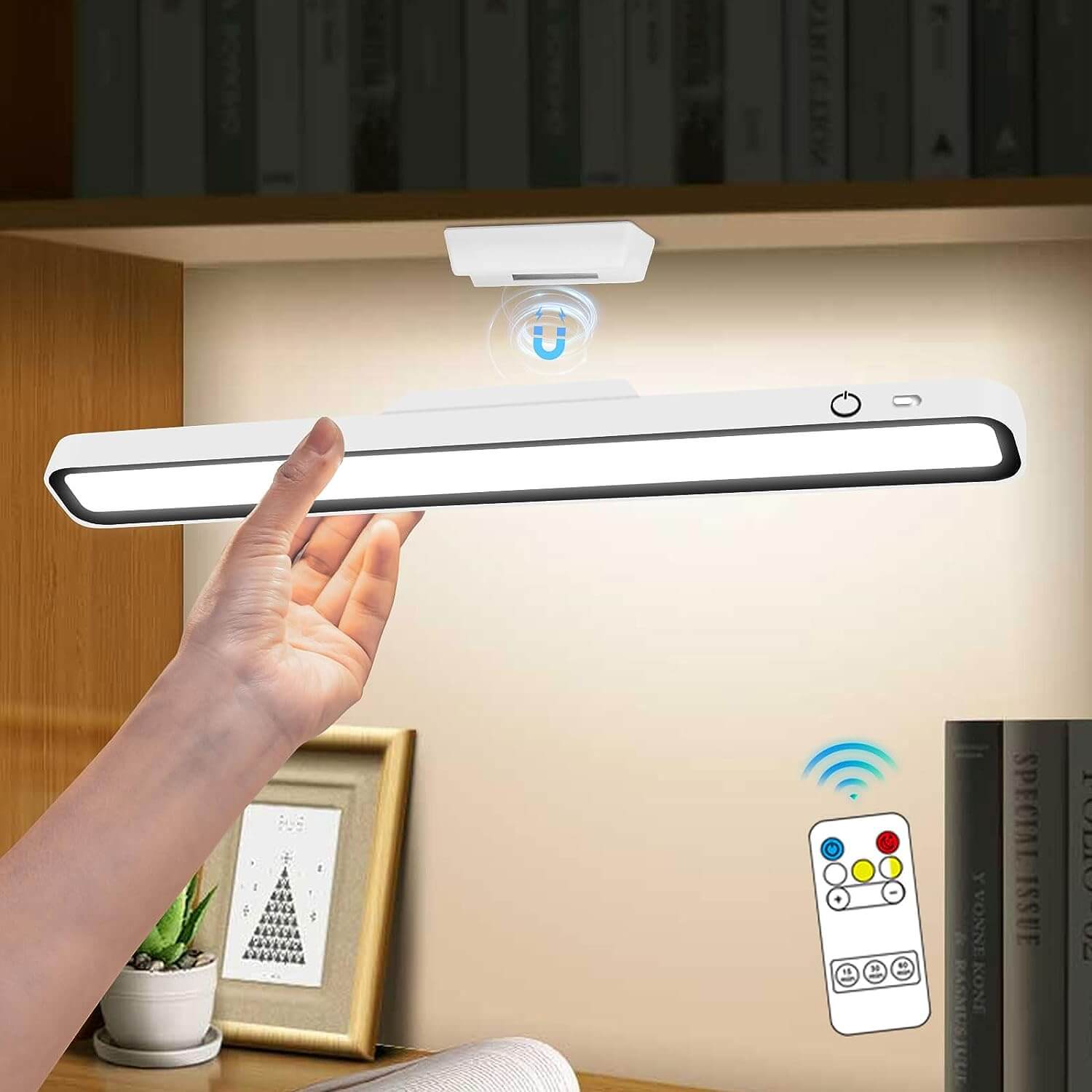 BowLift | Magnetic Dimmable Desk Lamp - Lighting, flexible and stylish. - Dimbro