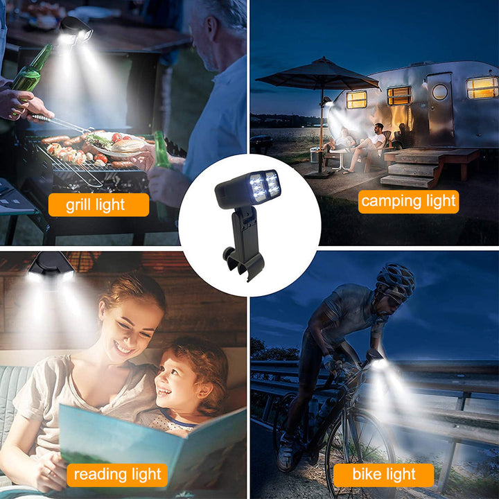 LED Portable BBQ Grill Light Lights Lamp with Handle Mount Clip | Bowlift