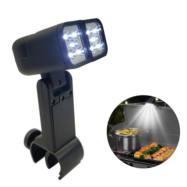 LED Portable BBQ Grill Light Lights Lamp with Handle Mount Clip | Bowlift