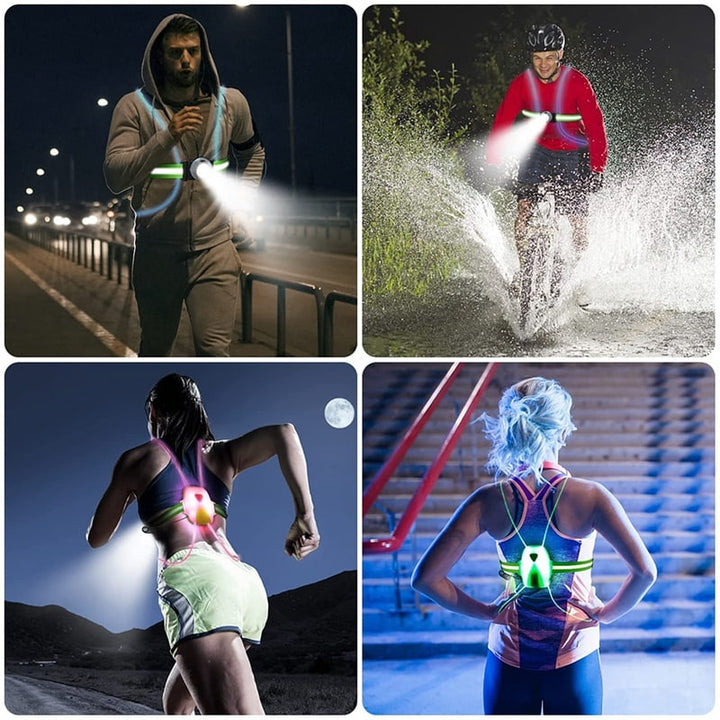 BowLift | LED Safety Vest for Running - ReflectSafe