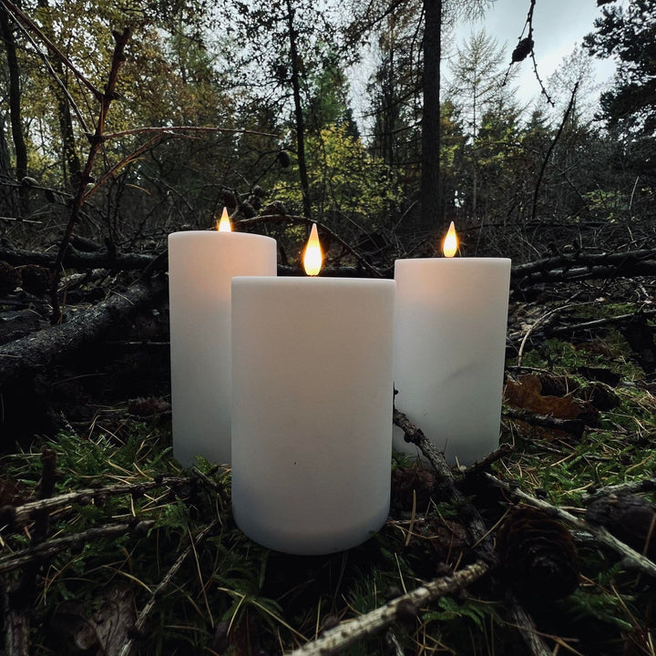 BowLift | Outdoor LED Flameless Pillar Candle Set