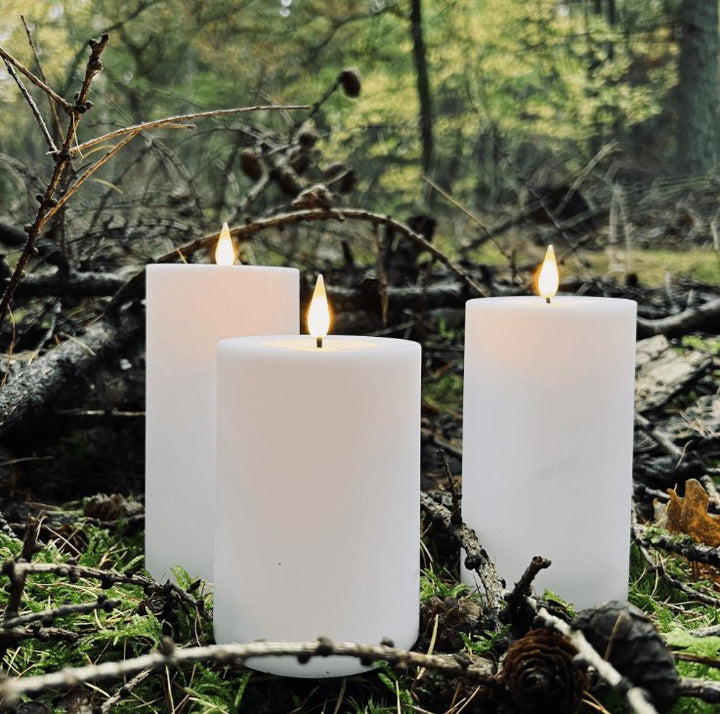 BowLift | Outdoor LED Flameless Pillar Candle Set