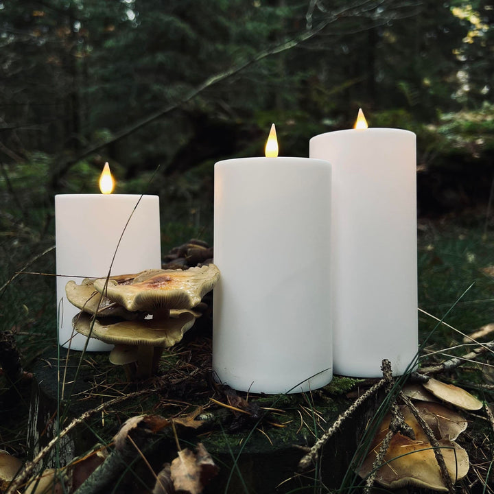 BowLift | Outdoor LED Flameless Pillar Candle Set