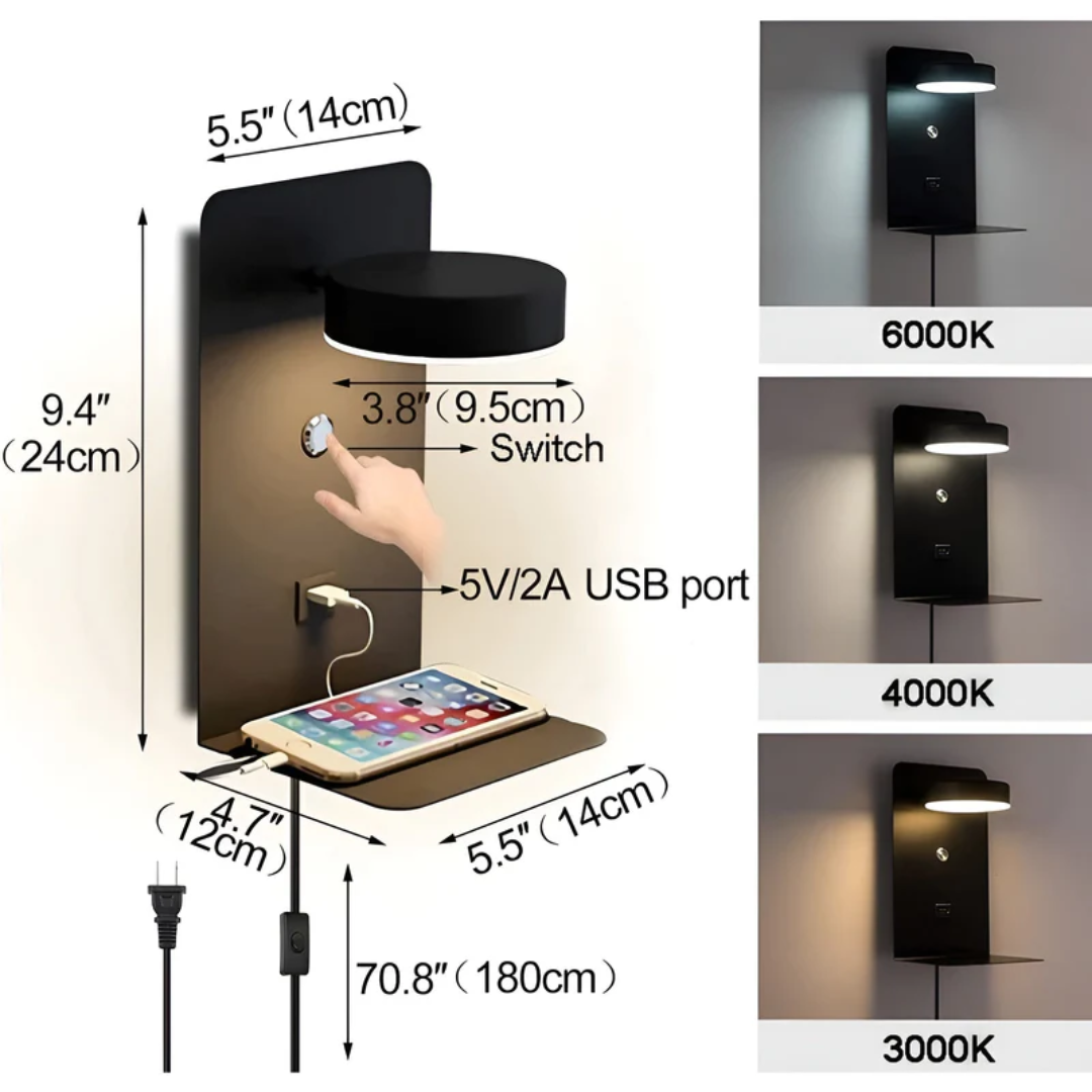 BowLift | LED Wall Lamp - PowerGlow