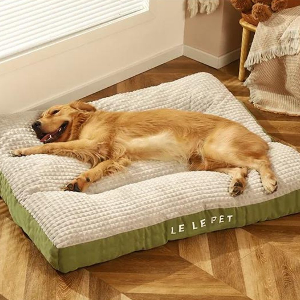 LelePet • Fleece Dog Bed - Dog Bed - BowLift