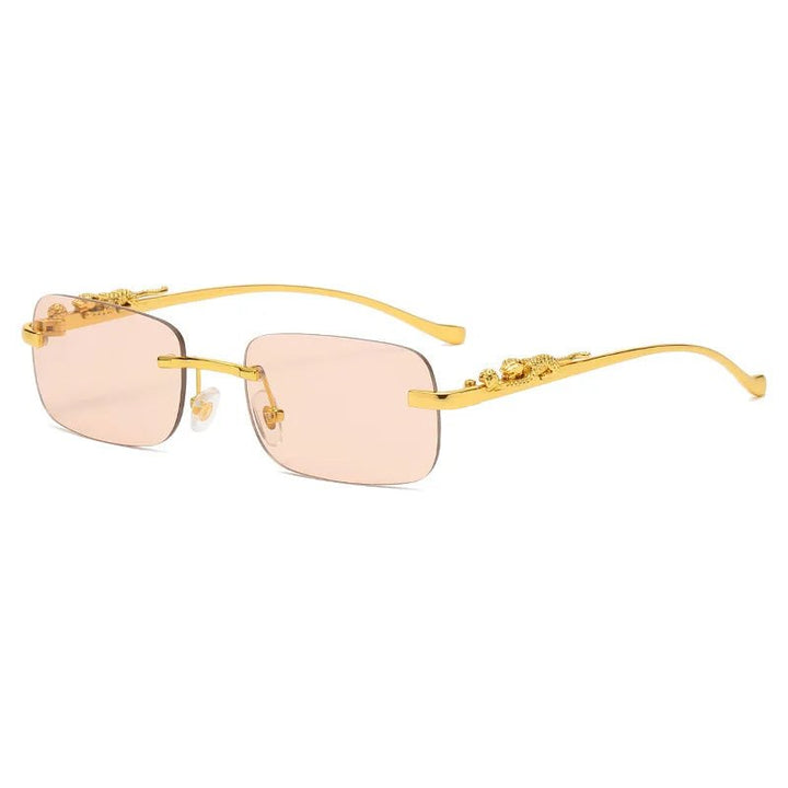 BowLift | LEOPARDVIEW – Stylish Rimless Sunglasses with UV400 Protection