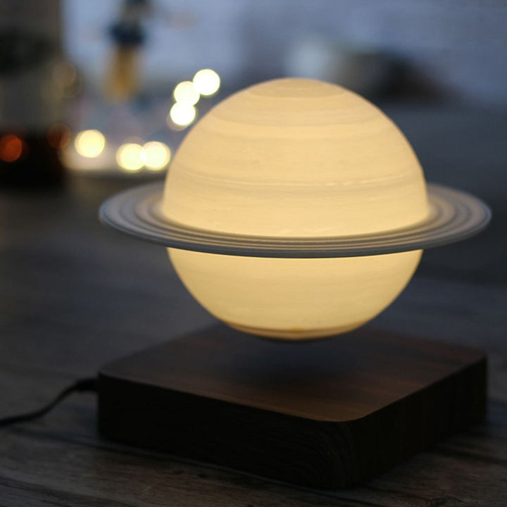 Levitating Saturn Lamp Bowlift