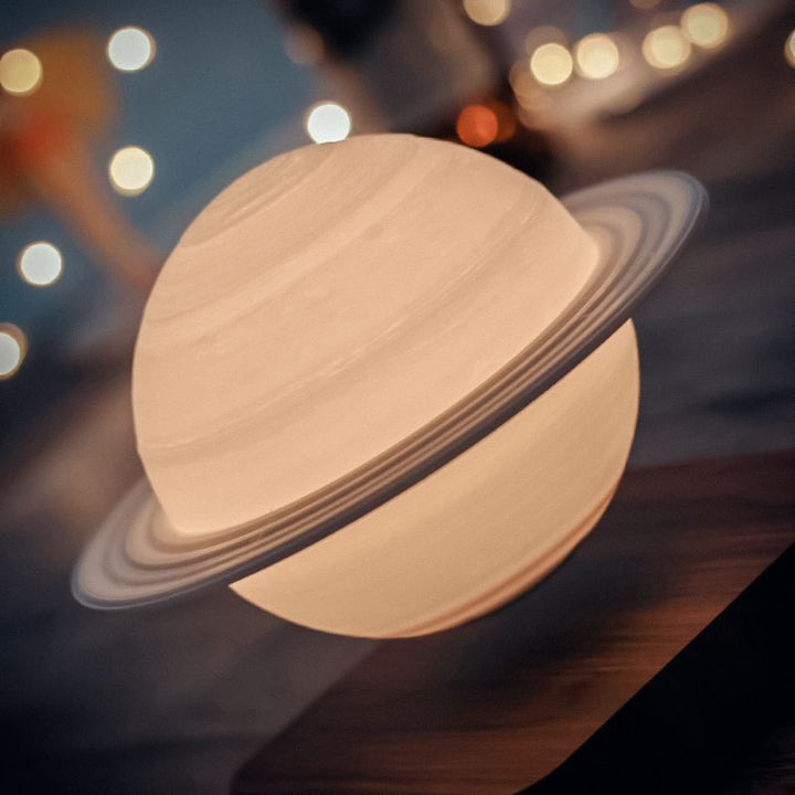 Levitating Saturn Lamp Bowlift