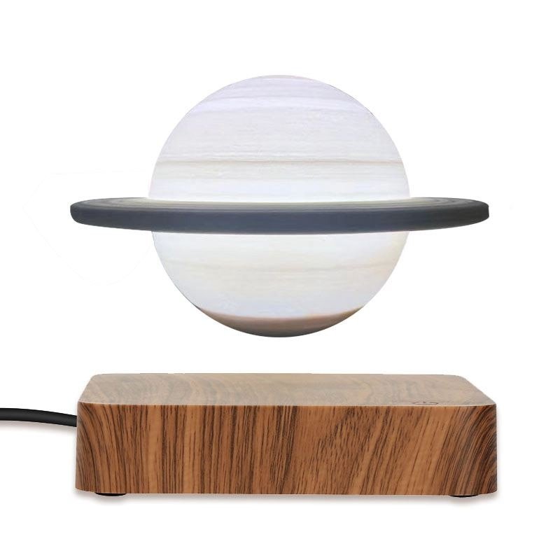 BowLift | SaturnGlow – Floating Design Lamp with 3D Print Technology