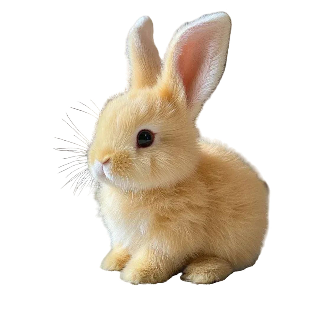 BowLift | Soft Plush Bunny Pattern with Realistic Details
