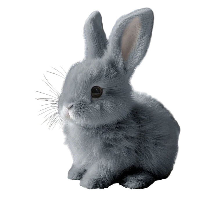BowLift | Soft Plush Bunny Pattern with Realistic Details