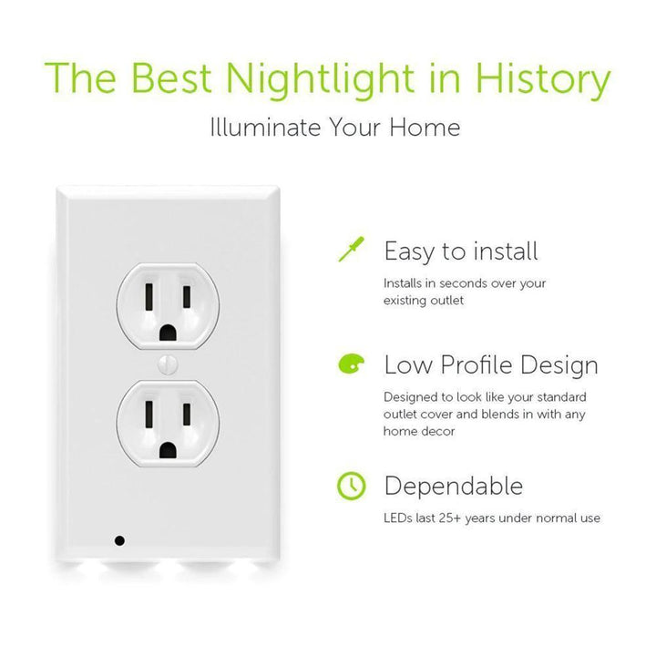 BowLift | Automatic Nightlight Outlet Cover